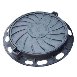 Люк д/смотровых колодцев чугунный тяжелый 25,0т тип Т(C250) 840х100мм ГОСТ 3434-99  ПРОМЛИТ