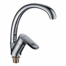 Смеситель для кухни 35 карт.  LEDEME  литой излив