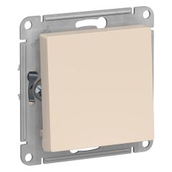 Выключатель 1-ый с/п  SCHNEIDER ELECTRIC ATLAS DESIGN Бежевый