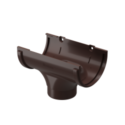 Воронка желоба D120мм  DOCKE STANDARD темно-коричневый