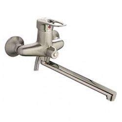 Смеситель ванн.-душ. 40 карт.  LEDEME L-30  сатин