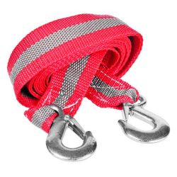 Трос буксировочный крюк-крюк   5,0т х 4,0м лента 50мм  ЗУБР МАСТЕР