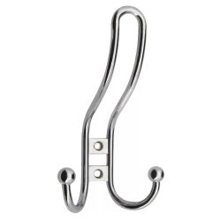 Крючок - вешалка №12 хром  МЕТАЛЛИСТ