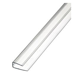 Профиль торцевой для поликарбоната 6мм х 2,1м прозрачный