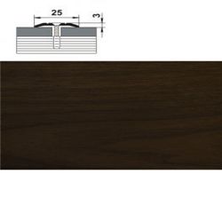 Порог-стык 1,35 * 25мм венге 094  ЛУКА
