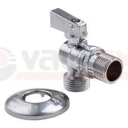 Кран шар угловой 1/2"-3/4" шш  VALFEX