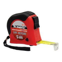 Рулетка   3,0м х 16мм  MATRIX Double Fixation  обрезин. корпус, двойная фиксац.