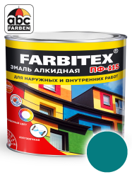 Эмаль ПФ-115 морская волна   1,8кг  FARBITEX УЦЕНКА