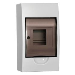 Бокс   4 мод настенный с крышкой  IEK