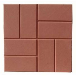 Плитка тротуарная "8 кирпичей" 400х400х50мм красная