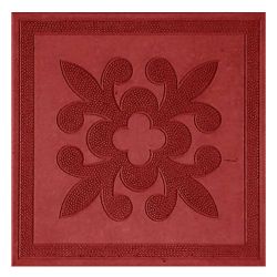 Плитка тротуарная "Квадрат-Краковский" 300х300х30мм красная