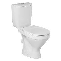 Унитаз белый TRENTO компакт, сиденье полипропилен, микролифт 635х354х805  CERSANIT