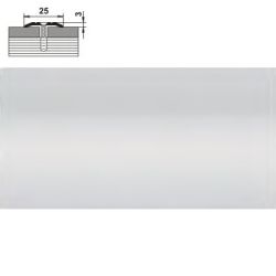 Порог-стык   0,9 * 25мм алюминий 001  ЛУКА