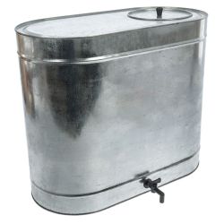 Бак 120л плоский с краном оцинк