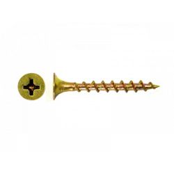 Саморез желтый цинк 3,5х  41 КРУПНАЯ РЕЗЬБА