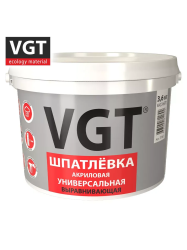 Шпатлевка акриловая для наруж/внутр работ универсальная   3,6кг  ВГТ