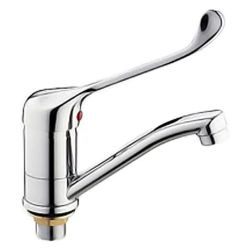 Смеситель для кухни кор. нос 40 карт.  FRAP  локтевой