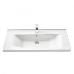 Умывальник мебельный белый МИРАНДА 100 c отв. 1000х195х460  SANTEK