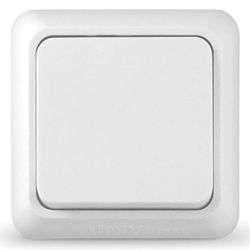 Выключатель 1-ый о/п UNIVersal Олимп белый