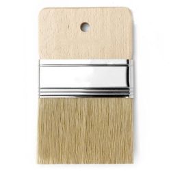 Кисть  для лакировки пола натуральная щетина  75мм  УПРАВДОМ