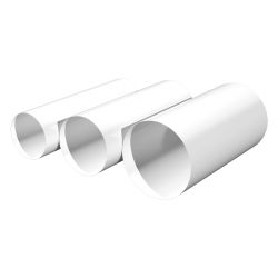 Воздуховод круглый ПВХ 125мм 2,0м  ЭВЕНТ