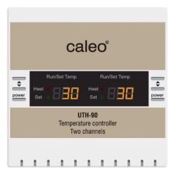 Термостат CALEO UTH- 90 (накладной мощность 3,3кВт, 2 датчика температуры в комплекте) 