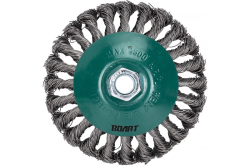 Щетка коническая крученая для УШМ 125мм (пров. 0,5мм)  ВОЛАТ