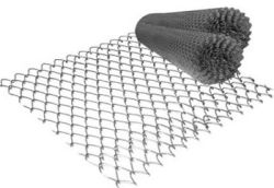 Рабица оцинк. 40х40мм, д.1,6мм, 1,5х10м ТУ