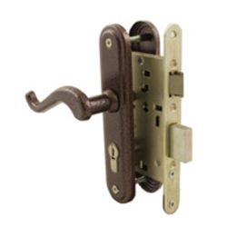 Замок врезной с ручками ЗВ - 4 - 3 - 02 цилиндр,  медь  ЗЕНИТ-ХИММАШ Дмитровоград