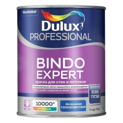 Краска ВД интерьерная   1,0л  DULUX BINDO EXPERT  BW глуб. матовая