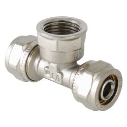 Тройник 16 - 1/2" ВР  VALTEC