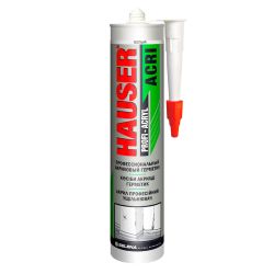Герметик акриловый белый 260мл  HAUSER Acri