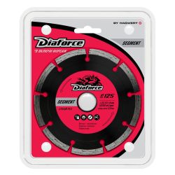 Круг отрезной алмазный 125 х 22 сегм. сухая резка  DIAFORCE 