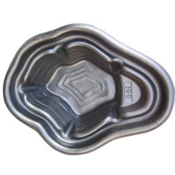 Пруд декоративный Черный 190л 1400x1050x450