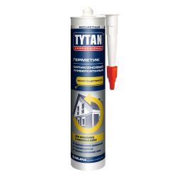 Герметик силикон унив белый 280мл  TYTAN Professional УЦЕНКА