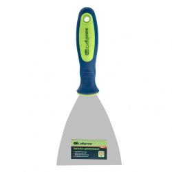 Шпатель нерж. с 2-ух компонент.рукояткой 100мм  СИБРТЕХ