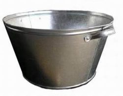 Таз круглый 26л оцинк