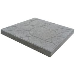 Плитка тротуарная "Камни" 500х500х60 мм серая