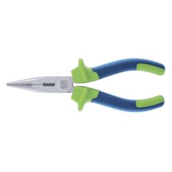 Длинногубцы прямые 200мм с 2-ух компонент.рукояткой  СИБРТЕХ