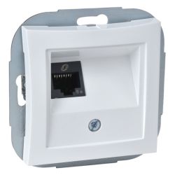 Розетка  RJ 45 SCHNEIDER ELECTRIC Дуэт белый