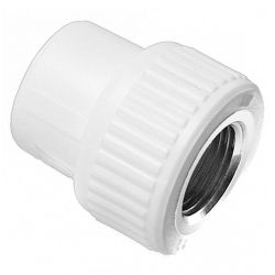 Муфта комб. 20 -   1/2" ВР PPR серый  VALFEX