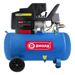 Компрессор воздушный КВП-1-2100-50  ДИОЛД (2100Вт, 270 л/мин, объем ресивера 50л, раб.дав.8атм)