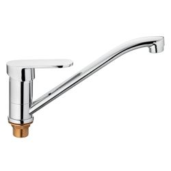 Смеситель для кухни 35 карт.  LEDEME  на гайке