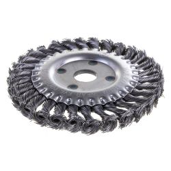 Щетка дисковая крученая для УШМ 150мм (пров. 0,5мм)   ЕРМАК
