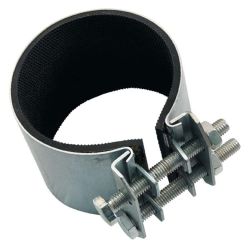 Хомут ремонтный оцинк 2 1/2" (Ду 65; Дн 74-82; шир. 70)