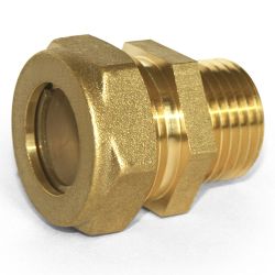 Комплект концевого фитинга 15 - 1/2" НР лат  STAHLMANN