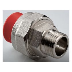Американка 20 -   1/2" НР PPR красный  РВК AntiFire
