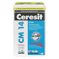 Клей плиточный 25,0кг  CERESIT CM 14 Extra, С1 Т