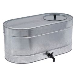 Бак   55л плоский с краном оцинк