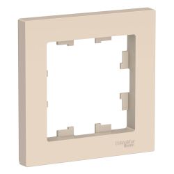 Рамка 1-ая   SCHNEIDER ELECTRIC ATLAS DESIGN Бежевый